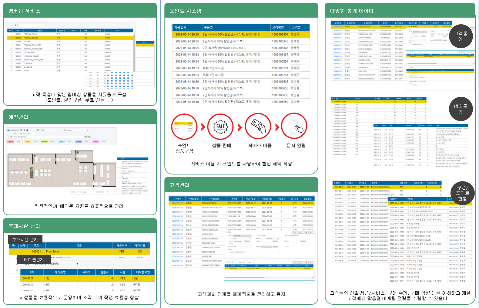 시스템 특징